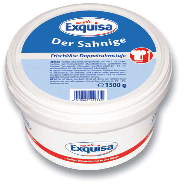 D EXQUISA Der Sahnige natur 73 % 1,5 kg | Frischkäse | Käse |  Molkereiprodukte & Eier | TiLa Lachenmaier