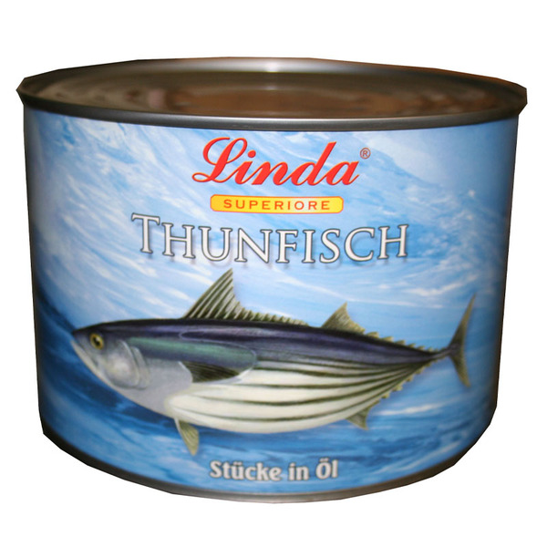 LINDA Thunfischstücke in Öl 1400 g